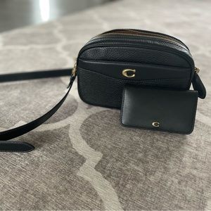 Coach Camera Bag with Slim Card Case